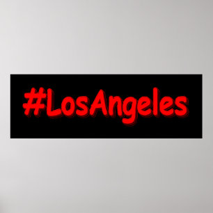 Poster "#Los Angeles" Design. Comprar Agora
