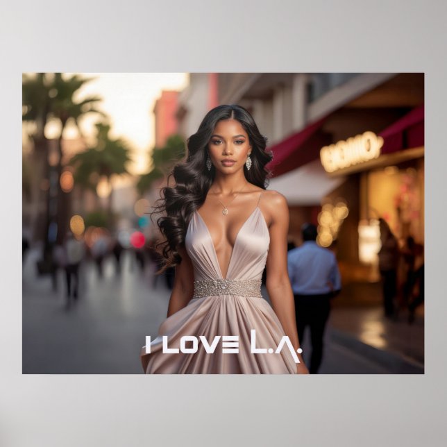POSTER LOS ANGELES - EU AMO LA (Frente)