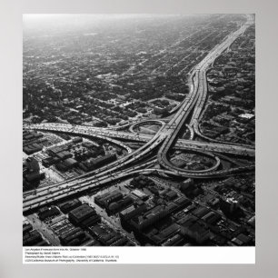 Póster Los Angeles Freeways do Air, 1966