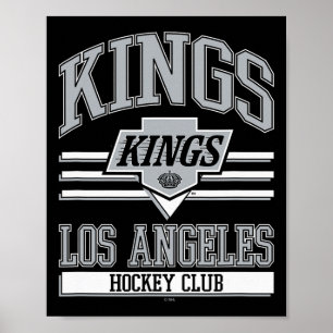 Poster Los Angeles Kings Hockey Club Preto Licenciado Ofi