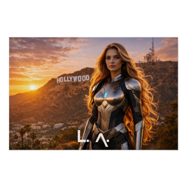PÓSTER LOS ANGELES - LA (Frente)