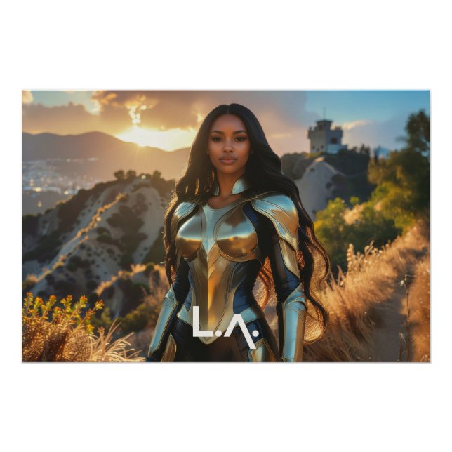 PÓSTER LOS ANGELES - SUPERHERO (Frente)