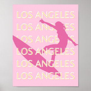 Poster Los Angeles Viagem Art, Califórnia, Viagem Art