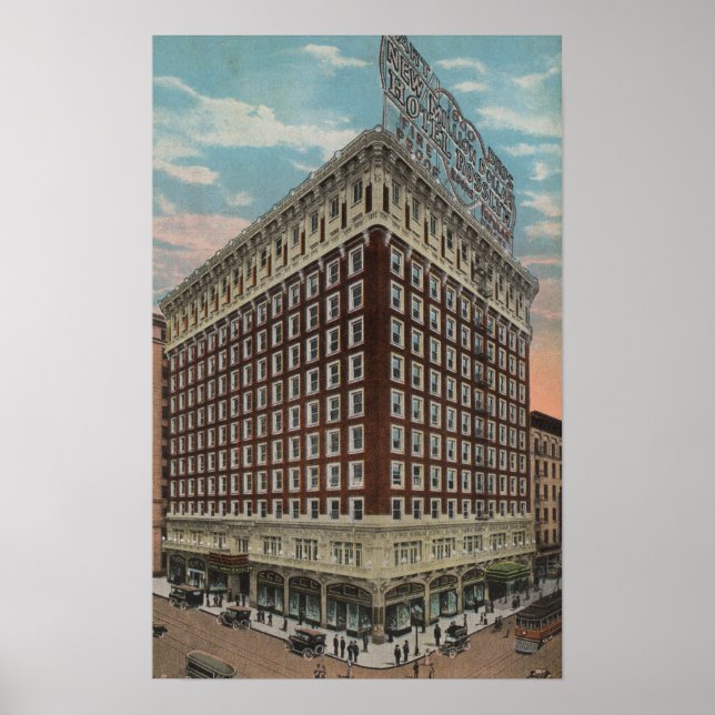 Poster Los Angeles, Visão do Hotel Rosslyn (Frente)