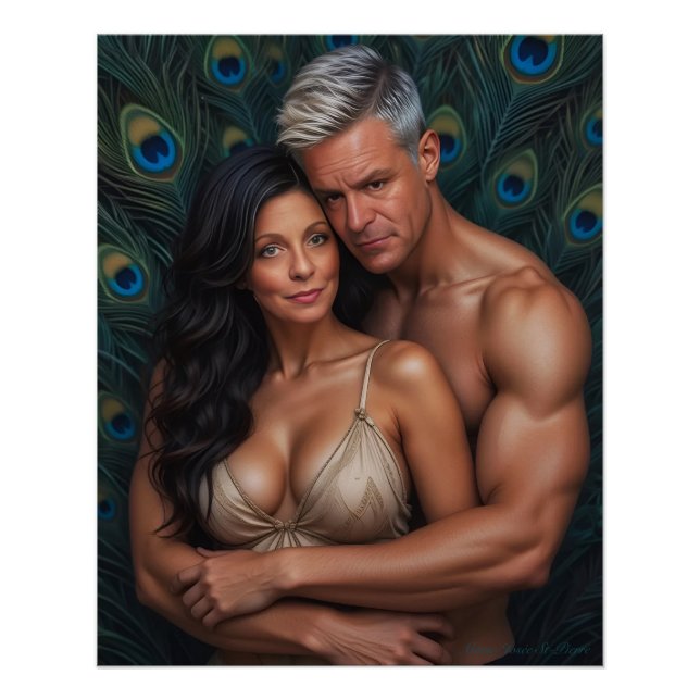 Póster Lost in a Peacock Paradise (Frente)