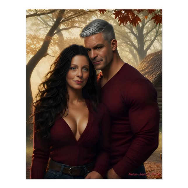 Póster Lost in The Amber Glow of Autumn (Frente)