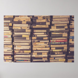 POSTER LOTE DE FITA VHS