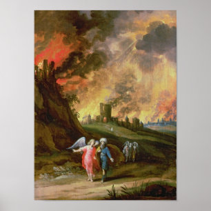 Poster Lote e suas filhas que deixam Sodom