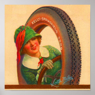 Poster Lotta Miles n.o 1- Pneu de Kelly-Springfields m