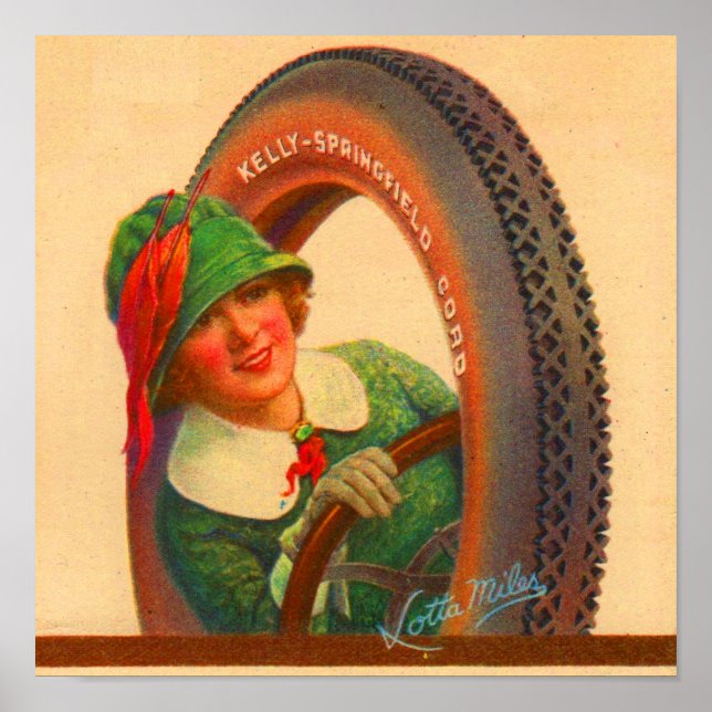 Poster Lotta Miles n.o 1- Pneu de Kelly-Springfields m (Frente)