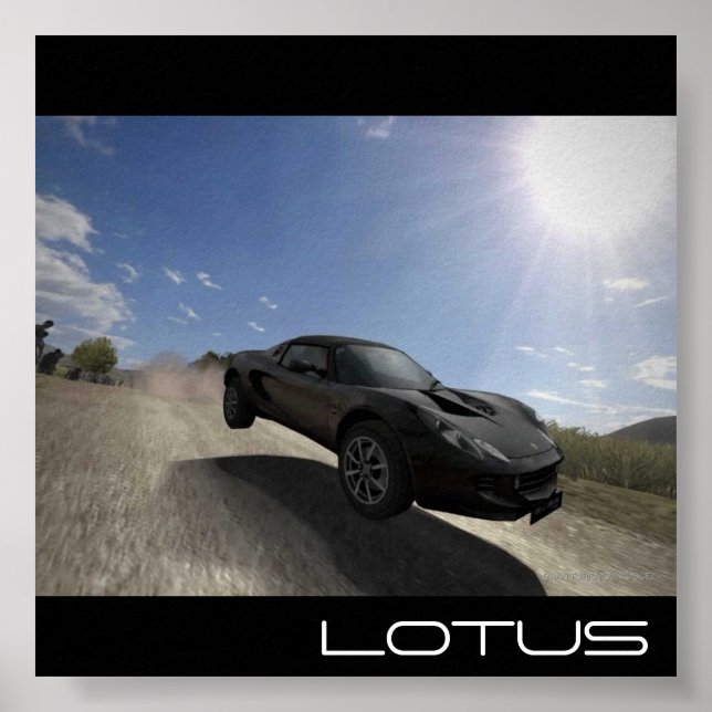 Póster Lotus Elise (Frente)