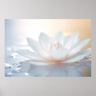 Poster Lótus Flor Natureza Petal Calma Sereníssima