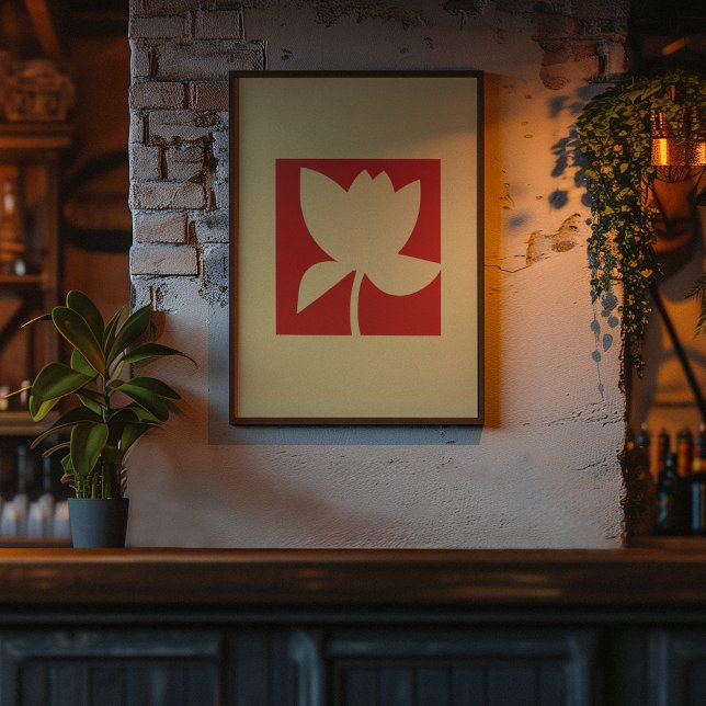 Poster Lotus Harmony - Essência Floral Minimalista (Criador carregado)