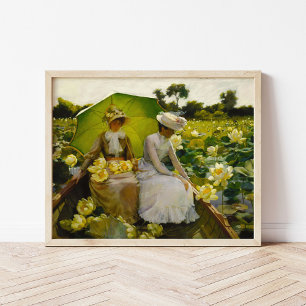 Poster Lotus Lily   Charles Courtney Curran