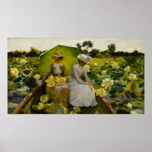 Poster Lotus Lily por Charles Courtney Curran