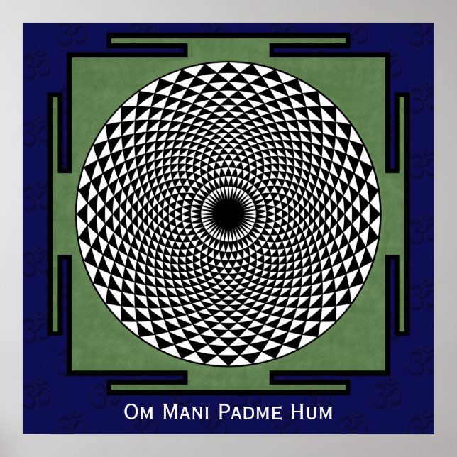 Poster Lotus meditation Dharma (Frente)