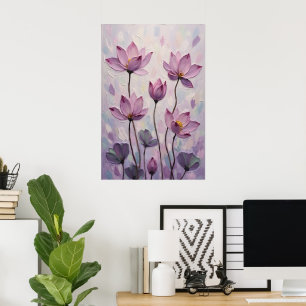 Poster Lótus – Pintura a Óleo