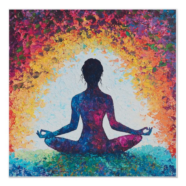 Póster Lotus Pose Glossy Poster: Serenidade no Sangue (Frente)