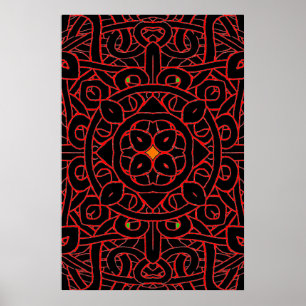 Poster Lotus preto 3