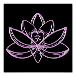 Póster Lótus Rosa 