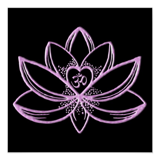 Póster Lótus Rosa  (Frente)