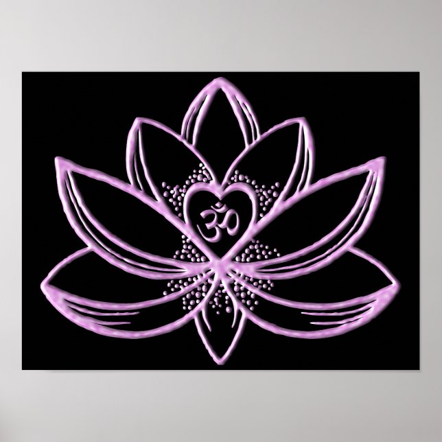 Poster Lótus Rosa  (Frente)