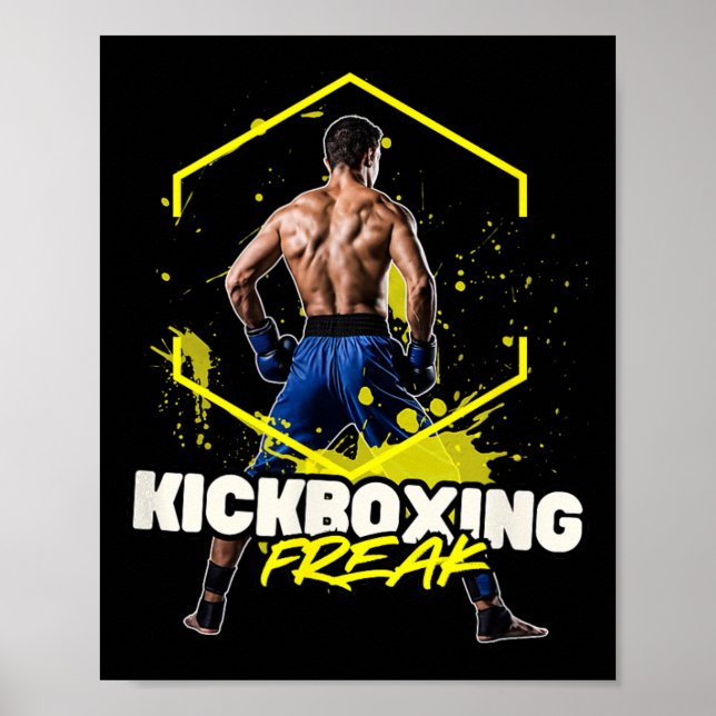 Poster Louco por Kickboxing (Frente)