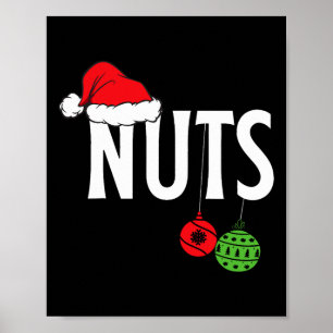 Poster Loucos de peito Engraçado Casal de castanhas de Na