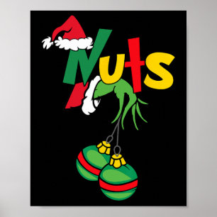 Poster Loucos do tórax que combinam castanhas divertidas 