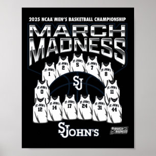 Poster Loucura de março de St. John's 2025 Sketll Nil mas