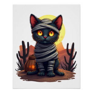 Póster Loucura do Gato Múmia