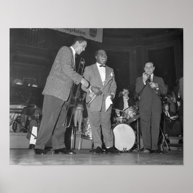 Poster Louis Armstrong - Jazz Legend (1959) (Frente)