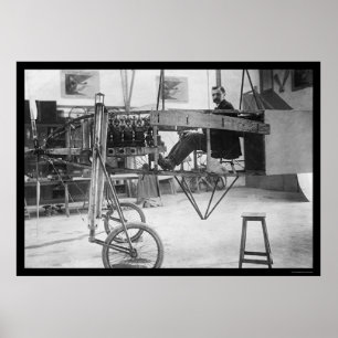 Poster Louis Bleriot e seu Monoplane 1912 de 50