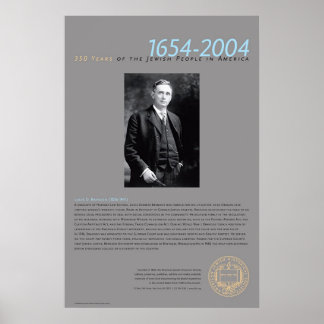 Póster Louis D. Brandeis (1856-1941)