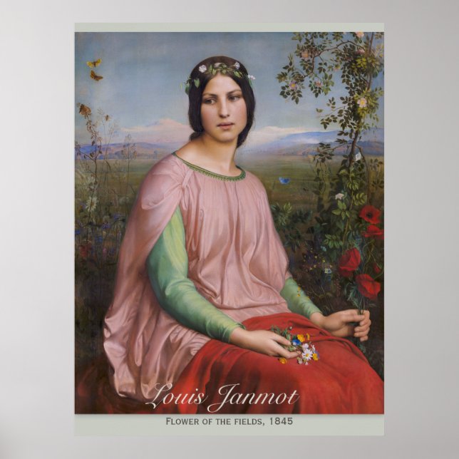 Poster Louis Janmot Flower dos campos CC0913 Large (Frente)