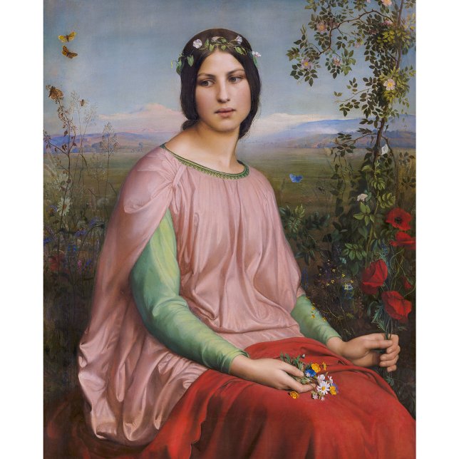 Poster Louis Janmot Flower dos campos CC0915 Large (Criador carregado)