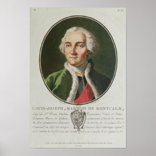 Póster Louis-Joseph de Montcalm 1790