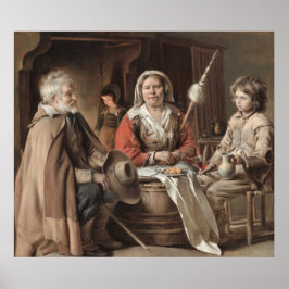 Poster Louis Le Nain - Peasant Interior Fine Art