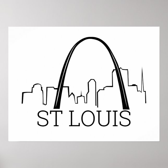 Poster Louis, Missouri (Frente)