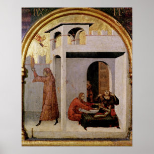 Póster Louis Toulouse aparecendo na cama doente