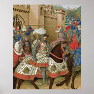 Poster Louis XII (1462-1515) que saem de Alexandria no 24