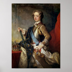 Póster Louis XV  aged 15, after 1725