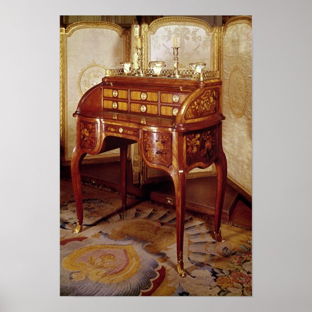 Poster Louis XV Escrevendo Desk (Frente)