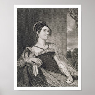 Póster Louisa Catherine Adams (1775-1852) gravado por G.F