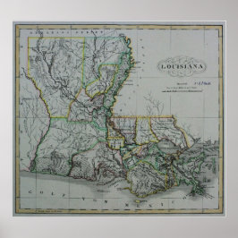 Póster Louisiana: 1824