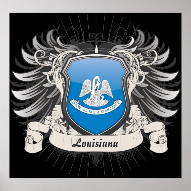 Poster Louisiana Crest (Frente)