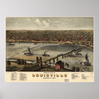 Póster Louisville 1876