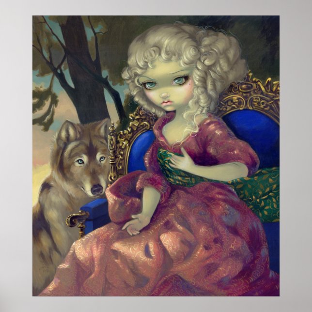 Poster Loup-Garou: Lobo-do-rococó gótico L'Aube ART IMPRE (Frente)