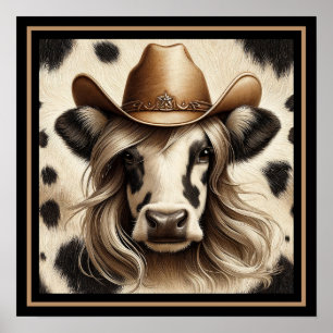 Poster Loura Garota Country Engraçada