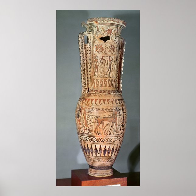 Poster Loutrofores retratando esfinge (Frente)